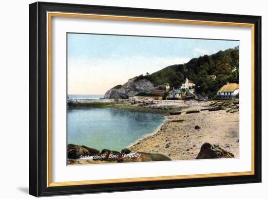 Babbacombe Bay, Torquay, Devon, 20th Century-Francis Frith-Framed Giclee Print