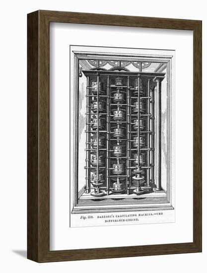 Babbage's Difference Engine-null-Framed Photographic Print