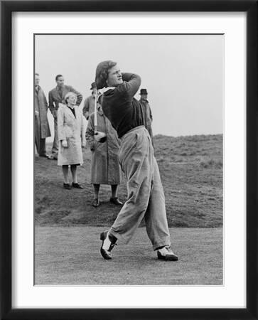 Un golfeur Vintage silver print, équipe américaine de Golf Un golfeur Vintage silver print, équipe américaine de Golf