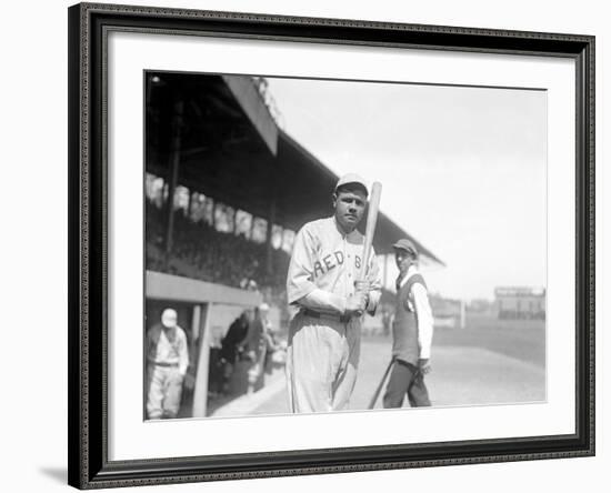 Babe Ruth, 1919-null-Framed Photo