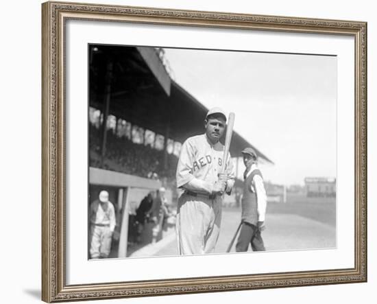 Babe Ruth, 1919-null-Framed Photo