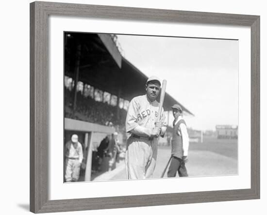 Babe Ruth, 1919-null-Framed Photo