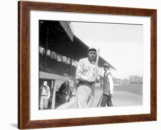 Babe Ruth, 1919-null-Framed Photo