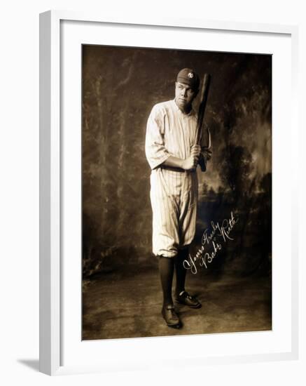 Babe Ruth, 1920-null-Framed Photo