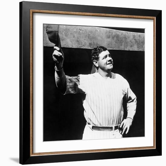 Babe Ruth, American Baseball Player, 1930s-null-Framed Photo