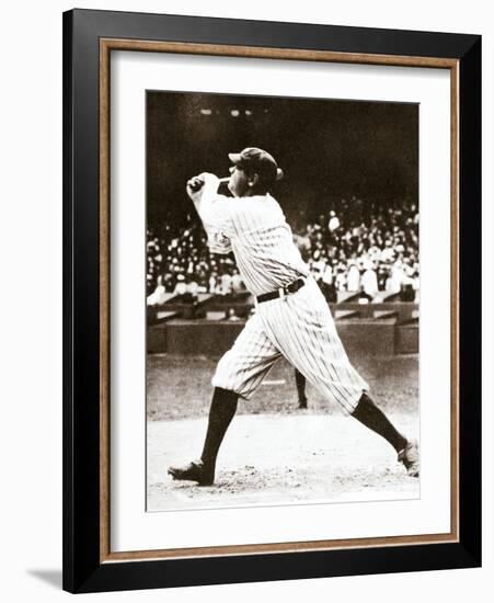 Babe Ruth, American baseball player, c1914-c1935-Unknown-Framed Photographic Print