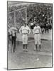 Babe Ruth and Bob Museul, October 18, 1924-Marvin Boland-Mounted Giclee Print