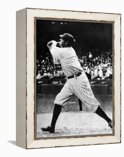 Babe Ruth at Bat, 1920s-null-Framed Stretched Canvas