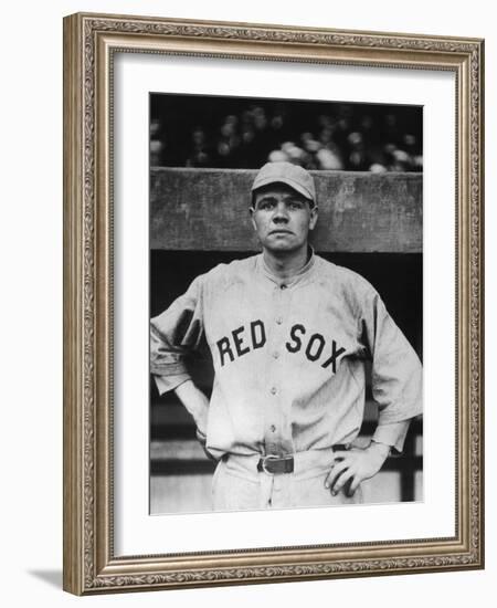 Babe Ruth, Late 1910S-null-Framed Photo