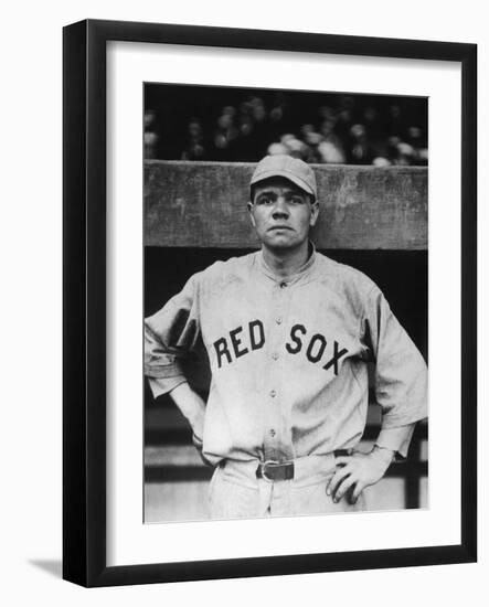 Babe Ruth, Late 1910S-null-Framed Photo