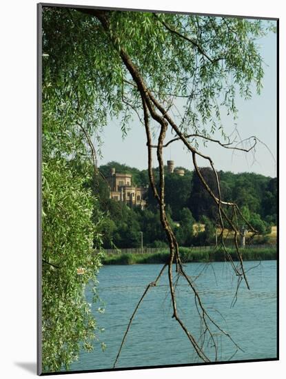 Babelsberg Palace, a Late, Neo-Gothic Work by Schinkel, Seen Across the Havel from Glienicke-Park-Karl Friedrich Schinkel-Mounted Giclee Print