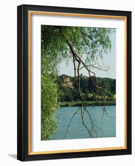 Babelsberg Palace, a Late, Neo-Gothic Work by Schinkel, Seen Across the Havel from Glienicke-Park-Karl Friedrich Schinkel-Framed Giclee Print