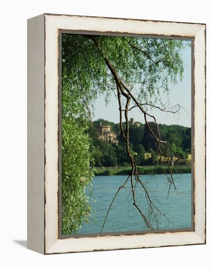 Babelsberg Palace, a Late, Neo-Gothic Work by Schinkel, Seen Across the Havel from Glienicke-Park-Karl Friedrich Schinkel-Framed Premier Image Canvas