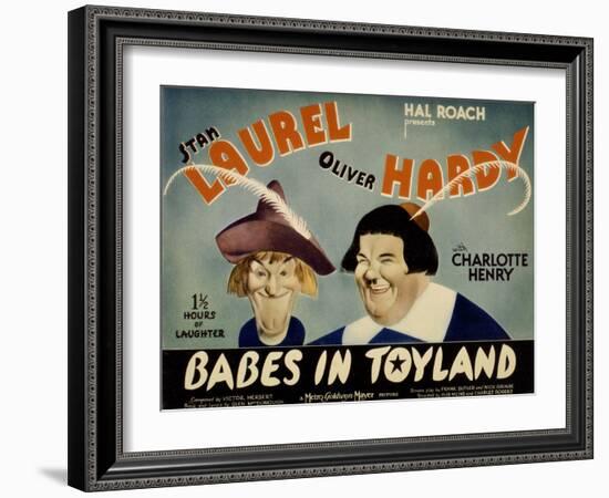 Babes in Toyland, Stan Laurel, Oliver Hardy, 1934-null-Framed Art Print