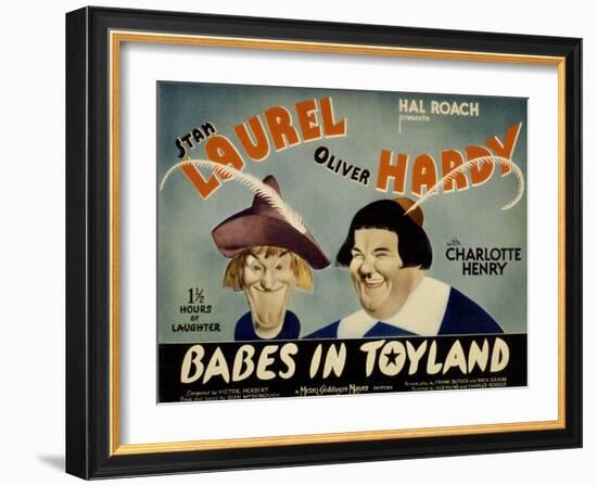 Babes in Toyland, Stan Laurel, Oliver Hardy, 1934-null-Framed Art Print