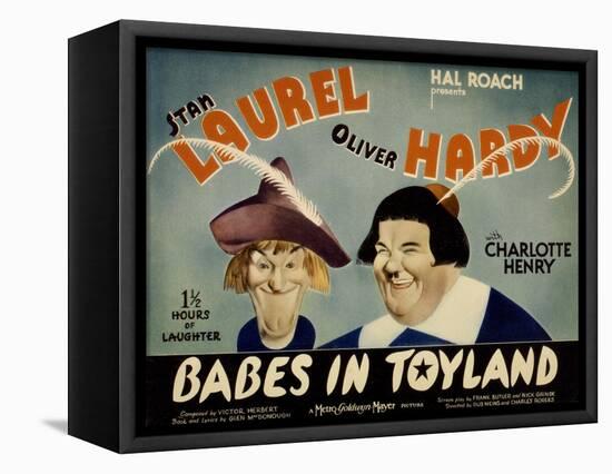 Babes in Toyland, Stan Laurel, Oliver Hardy, 1934-null-Framed Stretched Canvas