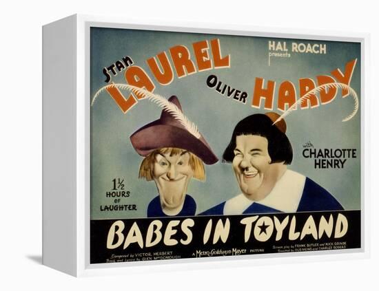 Babes in Toyland, Stan Laurel, Oliver Hardy, 1934-null-Framed Stretched Canvas