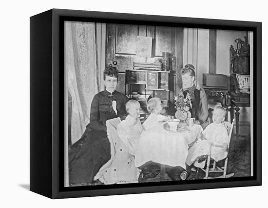 Babes of the White House, c.1889-Frances Benjamin Johnston-Framed Premier Image Canvas