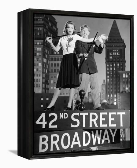 Babes on Broadway-null-Framed Stretched Canvas