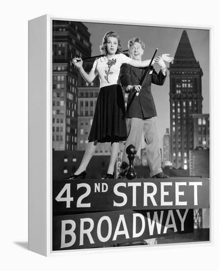 Babes on Broadway-null-Framed Stretched Canvas