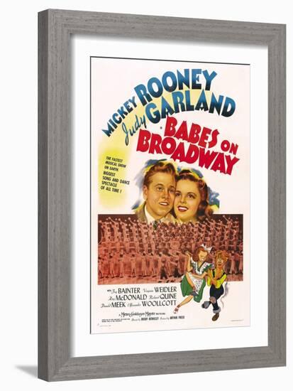 Babes on Broadway-null-Framed Art Print