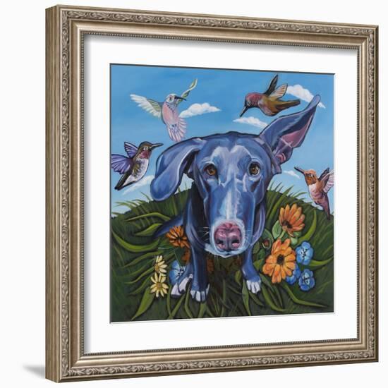 Babs n' Birds-Kathryn Wronski-Framed Art Print