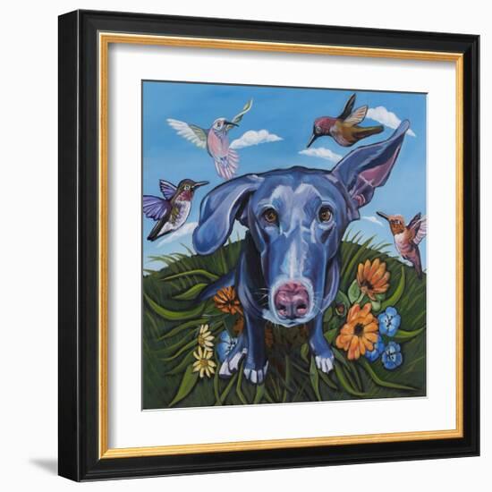 Babs n' Birds-Kathryn Wronski-Framed Art Print