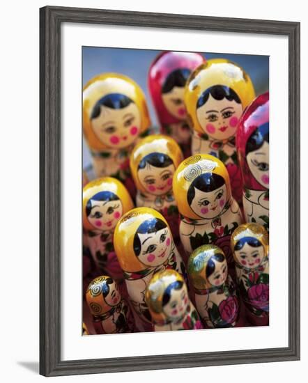 Babushka Dolls, Riga, Latvia, Baltic States, Europe-Yadid Levy-Framed Photographic Print