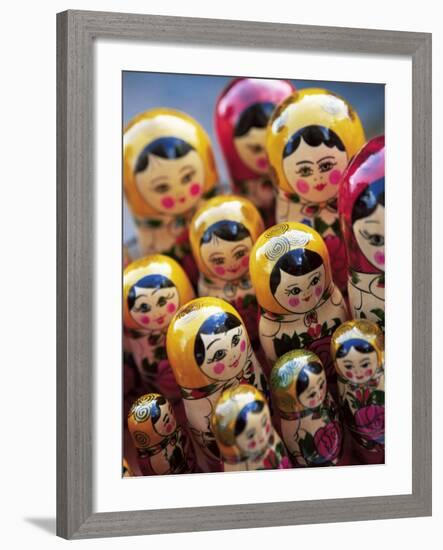 Babushka Dolls, Riga, Latvia, Baltic States, Europe-Yadid Levy-Framed Photographic Print