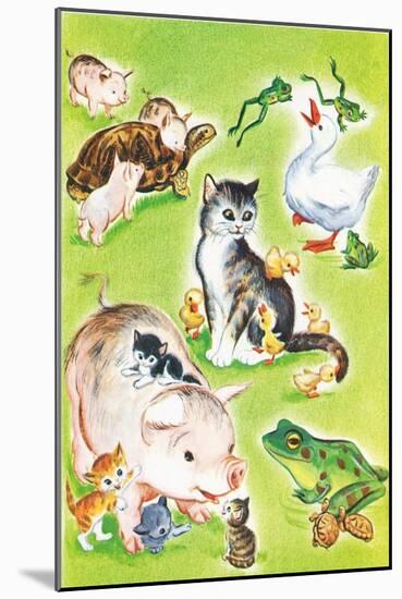 Baby Animal Puzzles - Jack & Jill-Irma Wilde-Mounted Giclee Print