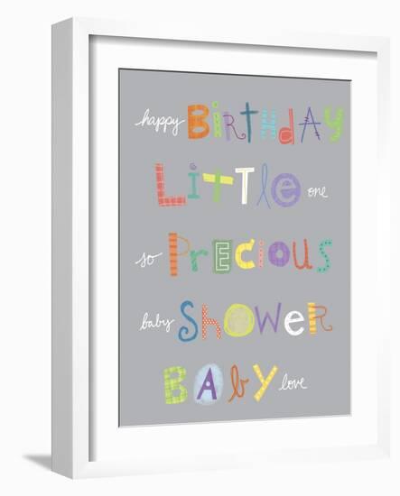 Baby Animals (Extra Words)-Holli Conger-Framed Giclee Print