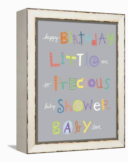 Baby Animals (Extra Words)-Holli Conger-Framed Premier Image Canvas