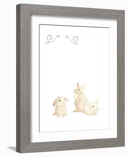 Baby Animals I-June Erica Vess-Framed Premium Giclee Print