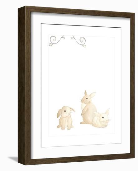 Baby Animals I-June Erica Vess-Framed Premium Giclee Print