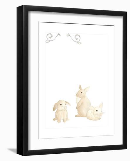 Baby Animals I-June Erica Vess-Framed Premium Giclee Print