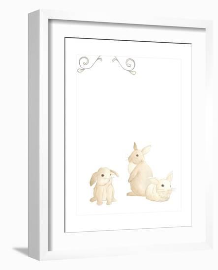 Baby Animals I-June Erica Vess-Framed Premium Giclee Print