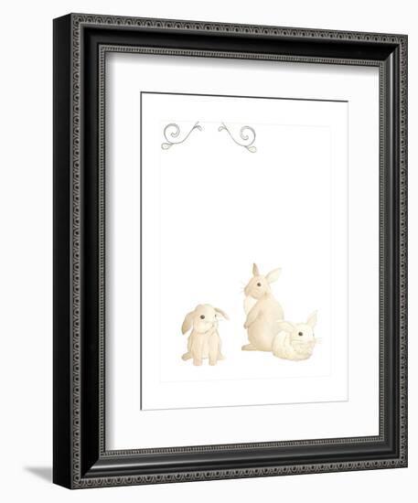 Baby Animals I-June Erica Vess-Framed Art Print