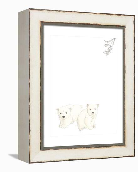 Baby Animals II-June Erica Vess-Framed Stretched Canvas