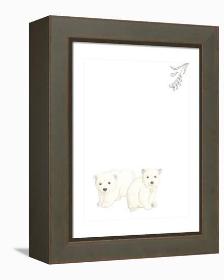 Baby Animals II-June Erica Vess-Framed Stretched Canvas