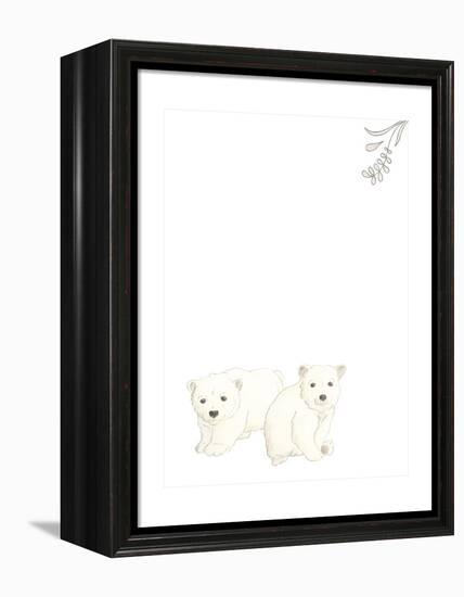 Baby Animals II-June Erica Vess-Framed Stretched Canvas