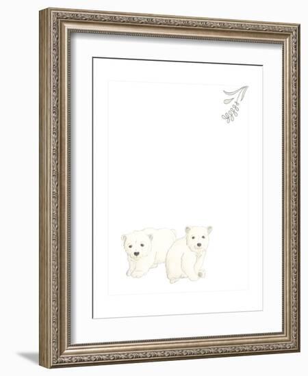 Baby Animals II-June Erica Vess-Framed Premium Giclee Print