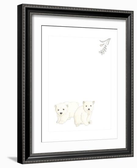 Baby Animals II-June Erica Vess-Framed Premium Giclee Print