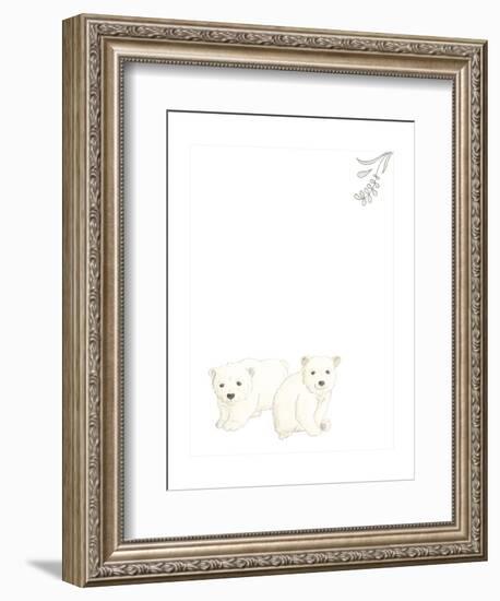 Baby Animals II-June Erica Vess-Framed Art Print