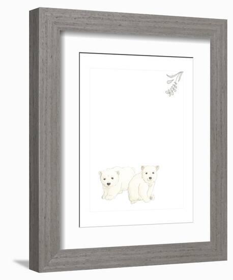 Baby Animals II-June Erica Vess-Framed Art Print