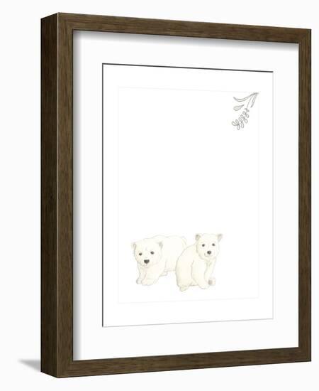 Baby Animals II-June Erica Vess-Framed Art Print