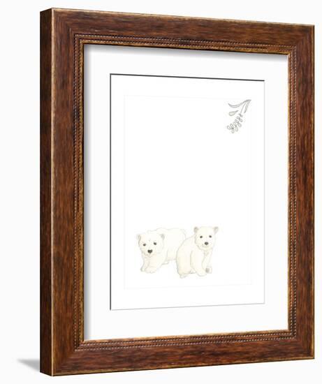 Baby Animals II-June Erica Vess-Framed Art Print