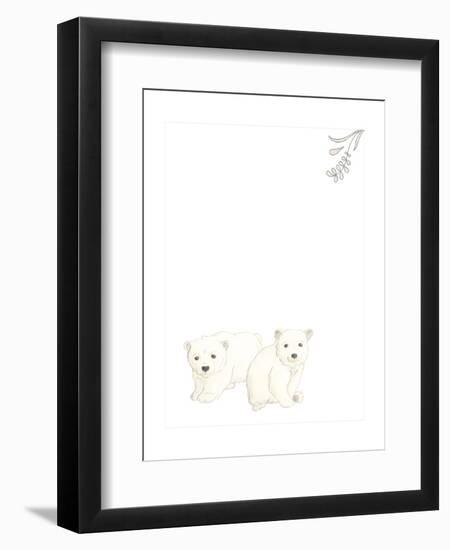 Baby Animals II-June Erica Vess-Framed Art Print