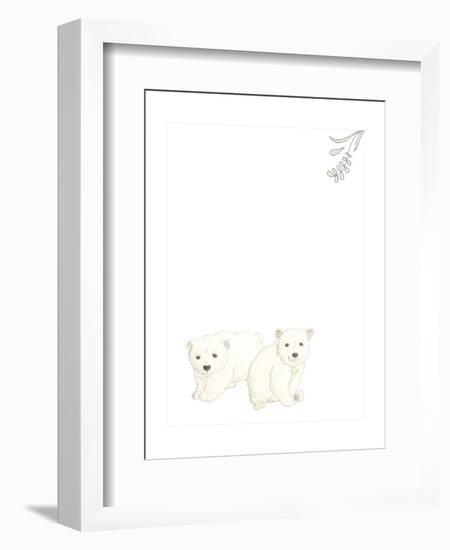 Baby Animals II-June Erica Vess-Framed Art Print