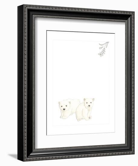 Baby Animals II-June Erica Vess-Framed Art Print