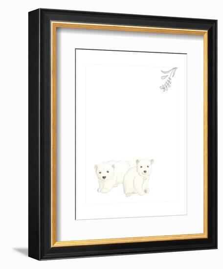 Baby Animals II-June Erica Vess-Framed Art Print